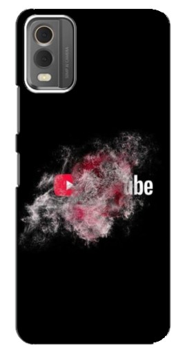 Силиконовый чехол с изображением "Яркий Ютуб" для Nokia C32