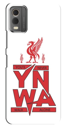 Силиконовый чехол с изображением "YNWA" для Nokia C32