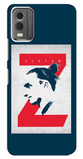 Силиконовый чехол с изображением "Zlatan" для Nokia C32