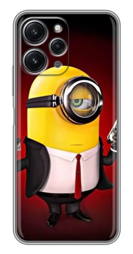 Силиконовый чехол с изображением "Агент Миньон" для Xiaomi Redmi 12 (5G)