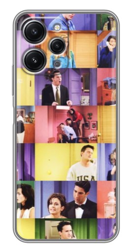 Чехол с печатью "Актеры Друзья" для Xiaomi Redmi 12 (5G)
