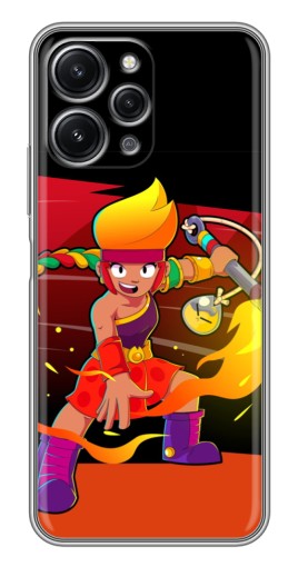 Чехол с принтом "Амбер в дуэли" для Xiaomi Redmi 12 (5G)