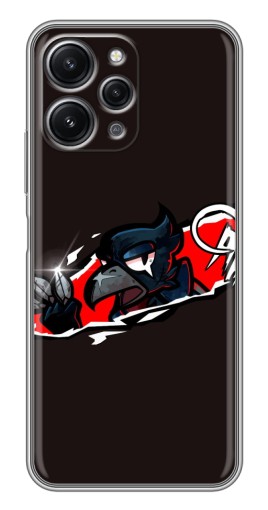 Чехол с картинкой "Ассасин Ворон" для Xiaomi Redmi 12 (5G)