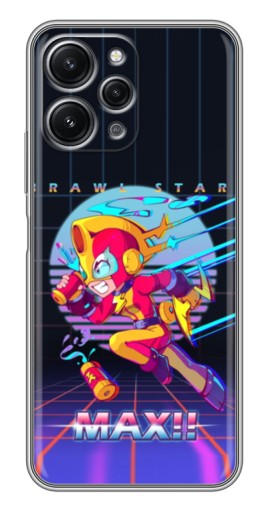 Чехол с принтом "Brawl MAX" для Xiaomi Redmi 12 (5G)