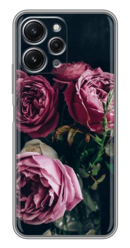 Силиконовый чехол с изображением "Букет роз" для Xiaomi Redmi 12 (5G)