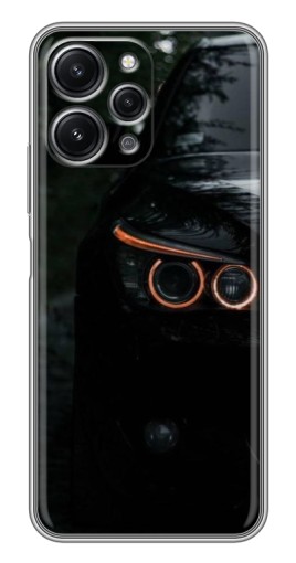 Силиконовый чехол с изображением "Черный БМВ" для Xiaomi Redmi 12 (5G)