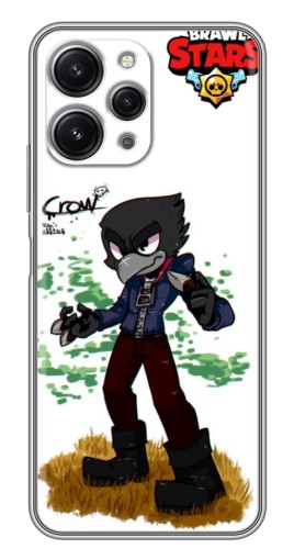 Чехол с печатью "Crow" для Xiaomi Redmi 12 (5G)