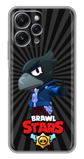 Чехол с принтом "Crow Brawl Stars" для Xiaomi Redmi 12 (5G)