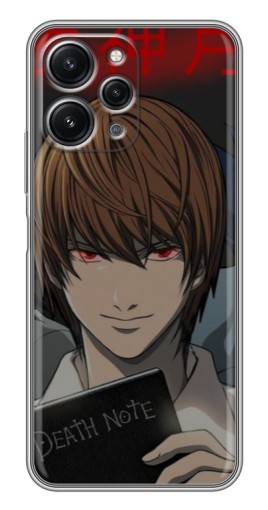 Силиконовый чехол с изображением "Death Note" для Xiaomi Redmi 12 (5G)