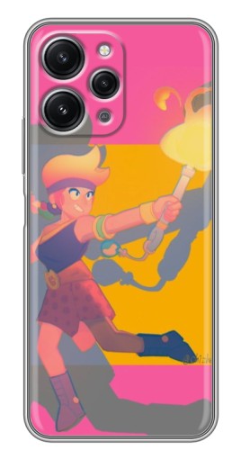 Силиконовый чехол с изображением "Эмбер бравл старс" для Xiaomi Redmi 12 (5G)