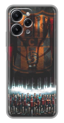 Силиконовый чехол с изображением "FCB Campeones" для Xiaomi Redmi 12 (5G)