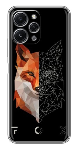 Чехол с картинкой "Fox" для Xiaomi Redmi 12 (5G)