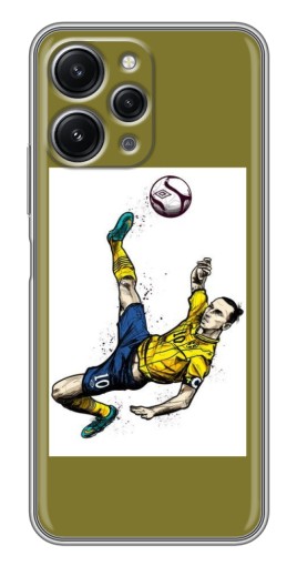 Силиконовый чехол с изображением "Гол Ибрагимовича" для Xiaomi Redmi 12 (5G)