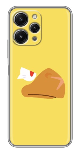 Чехол с картинкой "Gold Crow" для Xiaomi Redmi 12 (5G)