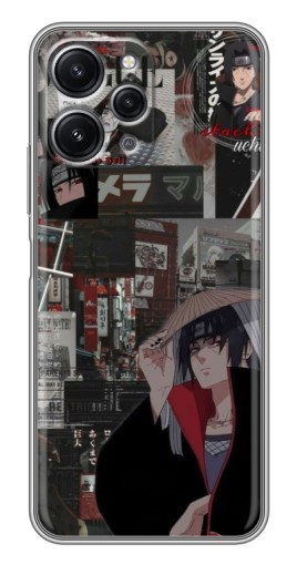 Чехол с картинкой "Итачи комиксы" для Xiaomi Redmi 12 (5G)