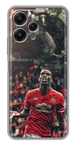 Силиконовый чехол с изображением "Хищник Погба" для Xiaomi Redmi 12 (5G)