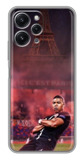Силиконовый чехол с изображением "Король ПСЖ Мбаппе" для Xiaomi Redmi 12 (5G)