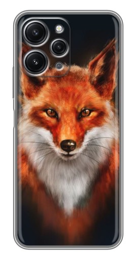 Чехол с печатью "Красивая лиса" для Xiaomi Redmi 12 (5G)