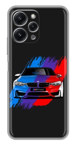 Чехол с печатью "Красочный BMW" для Xiaomi Redmi 12 (5G)