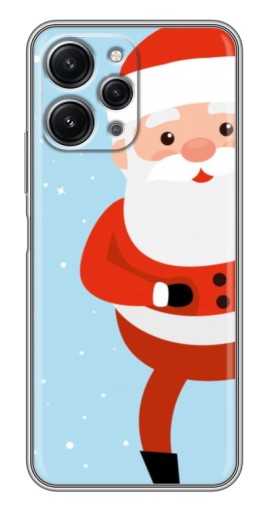 Чехол с печатью "Крутой Дед Мороз" для Xiaomi Redmi 12 (5G)