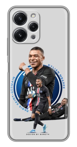 Силиконовый чехол с изображением "Kylian Mbappe" для Xiaomi Redmi 12 (5G)