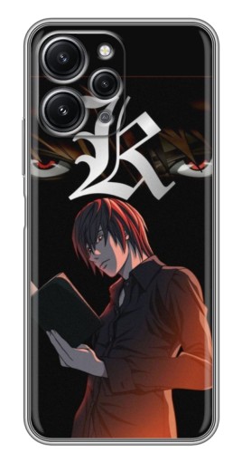 Чехол с принтом "Лайт Ягами Death Note" для Xiaomi Redmi 12 (5G)