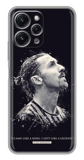 Силиконовый чехол с изображением "Легенда Ибрагимович" для Xiaomi Redmi 12 (5G)