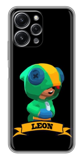 Силиконовый чехол с изображением "LEON" для Xiaomi Redmi 12 (5G)