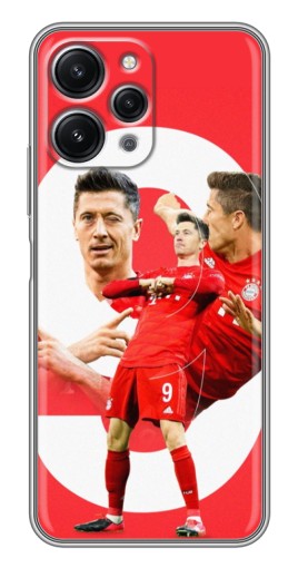 Силиконовый чехол с изображением "Левандовски" для Xiaomi Redmi 12 (5G)