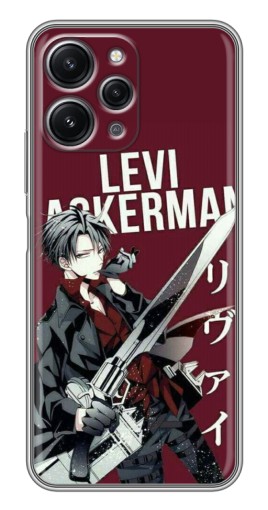 Чехол с картинкой "levi Ackerman" для Xiaomi Redmi 12 (5G)