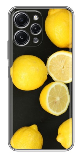 Чехол с принтом "Лимонный стиль" для Xiaomi Redmi 12 (5G)