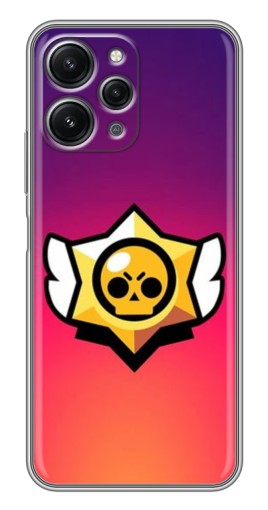 Чехол с принтом "Логотип Brawl Stars" для Xiaomi Redmi 12 (5G)