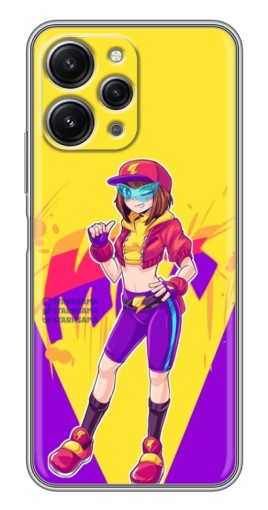 Силиконовый чехол с изображением "Макс Бравл Старс" для Xiaomi Redmi 12 (5G)