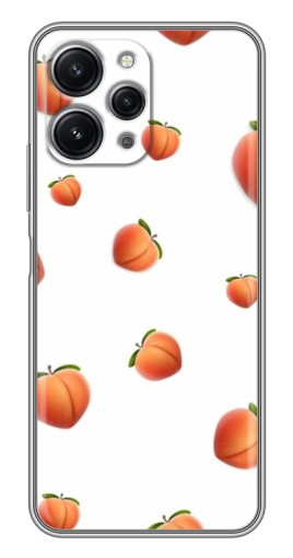 Силиконовый чехол с изображением "Маленькие персики" для Xiaomi Redmi 12 (5G)