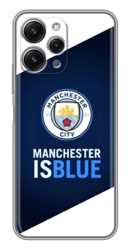 Чехол с принтом "Manchester is Blue" для Xiaomi Redmi 12 (5G)