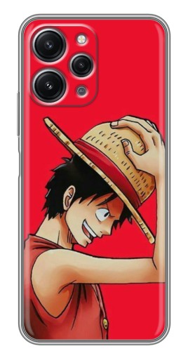 Чехол с картинкой "Манки в шляпе" для Xiaomi Redmi 12 (5G)