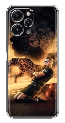 Чехол с печатью "Мбаппе пантера" для Xiaomi Redmi 12 (5G)