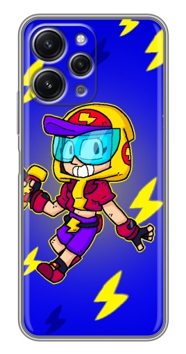 Силиконовый чехол с изображением "Молниеносная MAX" для Xiaomi Redmi 12 (5G)