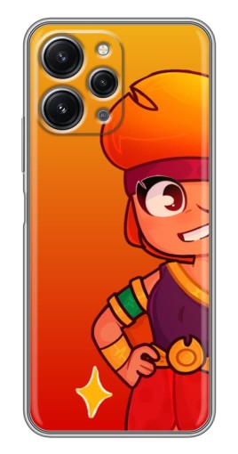 Силиконовый чехол с изображением "Мультяшная Амбер" для Xiaomi Redmi 12 (5G)
