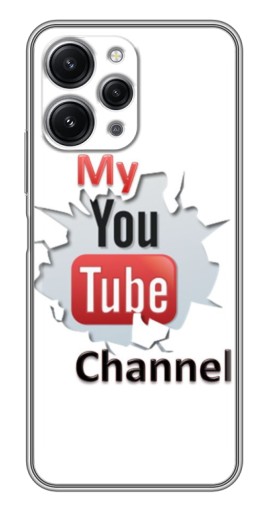 Чехол с картинкой "My YouTube" для Xiaomi Redmi 12 (5G)