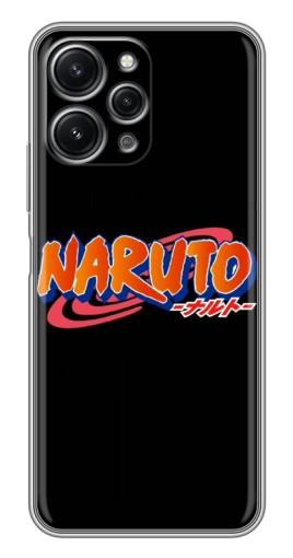 Чехол с картинкой "Надпись Naruto" для Xiaomi Redmi 12 (5G)