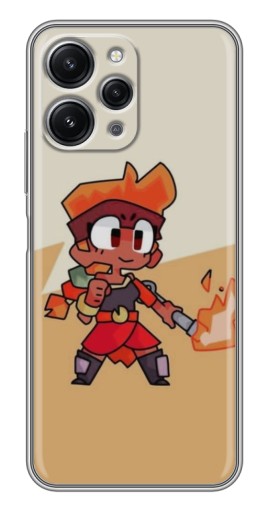 Чехол с принтом "Нарисованная Amber" для Xiaomi Redmi 12 (5G)