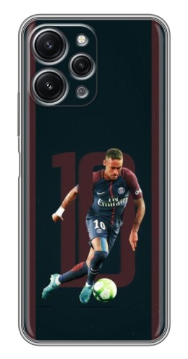 Силиконовый чехол с изображением "Неймар 10" для Xiaomi Redmi 12 (5G)