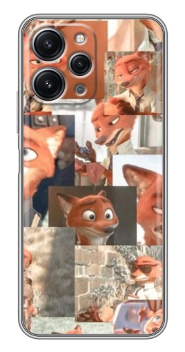 Чехол с картинкой "Ник Крутихвост" для Xiaomi Redmi 12 (5G)