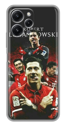 Чехол с картинкой "Польский футболист" для Xiaomi Redmi 12 (5G)