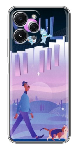 Чехол с печатью "Постер к мультику" для Xiaomi Redmi 12 (5G)
