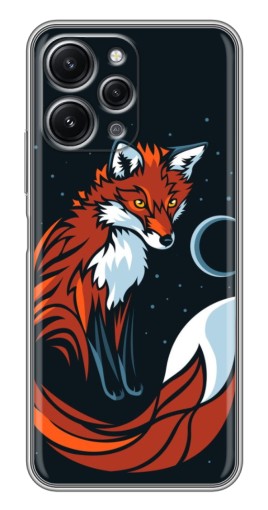 Чехол с картинкой "Рыжая лиса" для Xiaomi Redmi 12 (5G)