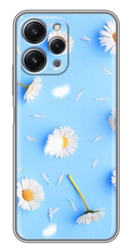 Чехол с картинкой "Ромашковый фон" для Xiaomi Redmi 12 (5G)