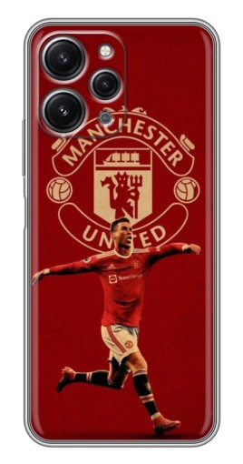Чехол с принтом "Ronaldo в МЮ" для Xiaomi Redmi 12 (5G)