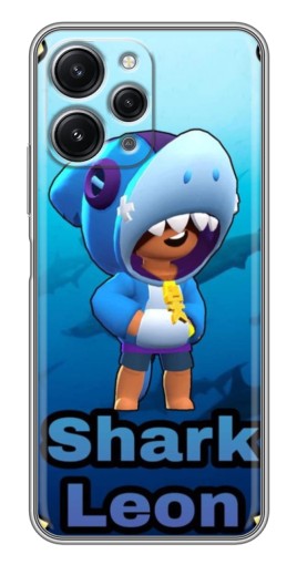 Силиконовый чехол с изображением "Shark Leon" для Xiaomi Redmi 12 (5G)